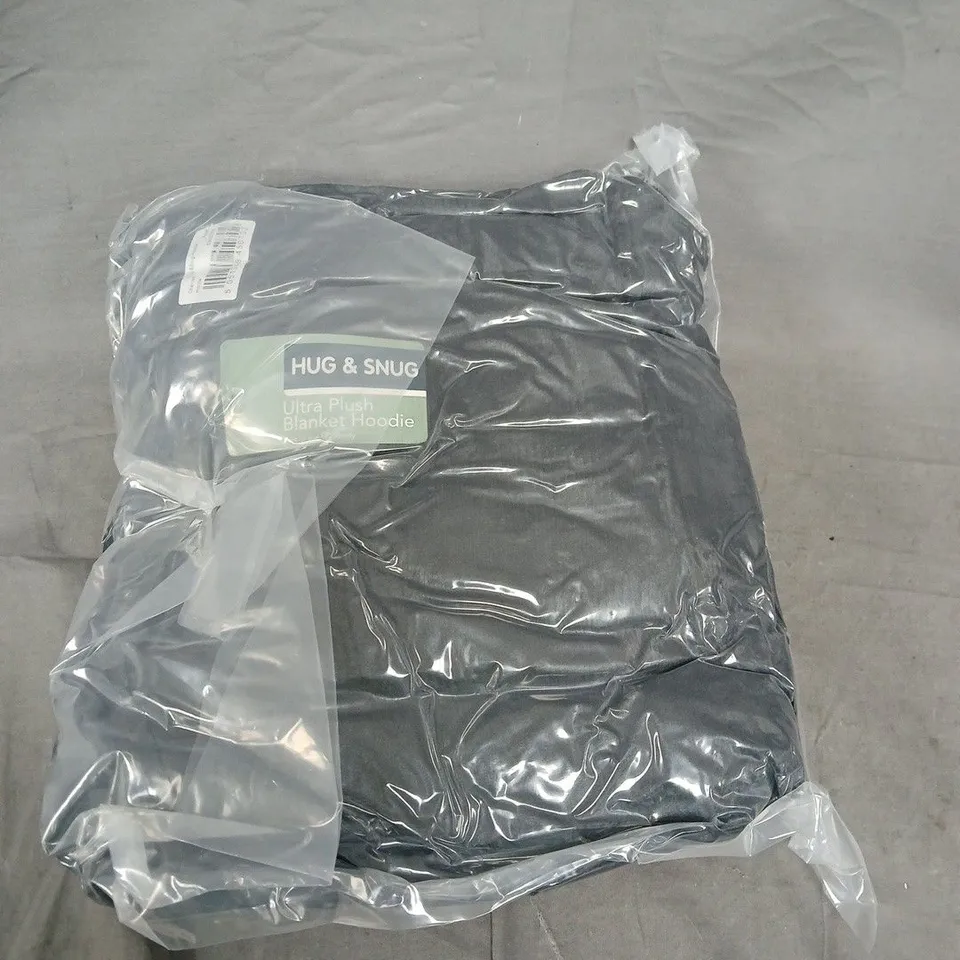 HUG & SNUG ADULT CHARCOAL HOODIE – BLANKET HOODIE 