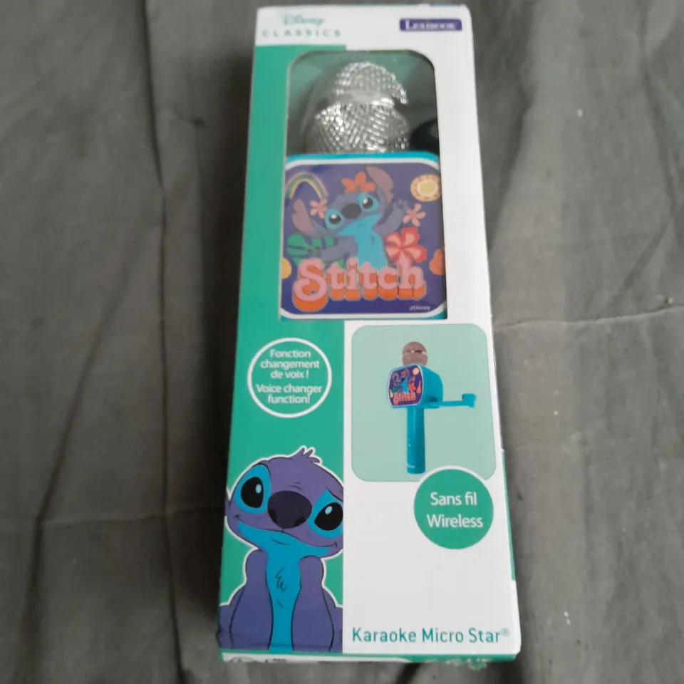 DISNEY KARAOKE MICRO STAR STITCH 