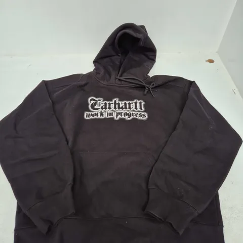 CARHARTT WORLD TOUR HD BLACK HOODIE - MEDIUM