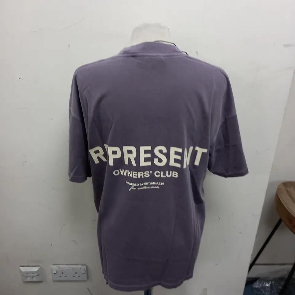 REPRESENT OWNERS CLUB T-SHIRT - VINTAGE VIOLET - XS