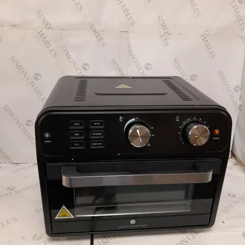 BOXED COOK'S ESSENTIAL 21-LITRE AIRFRYER OVEN IN BLACK