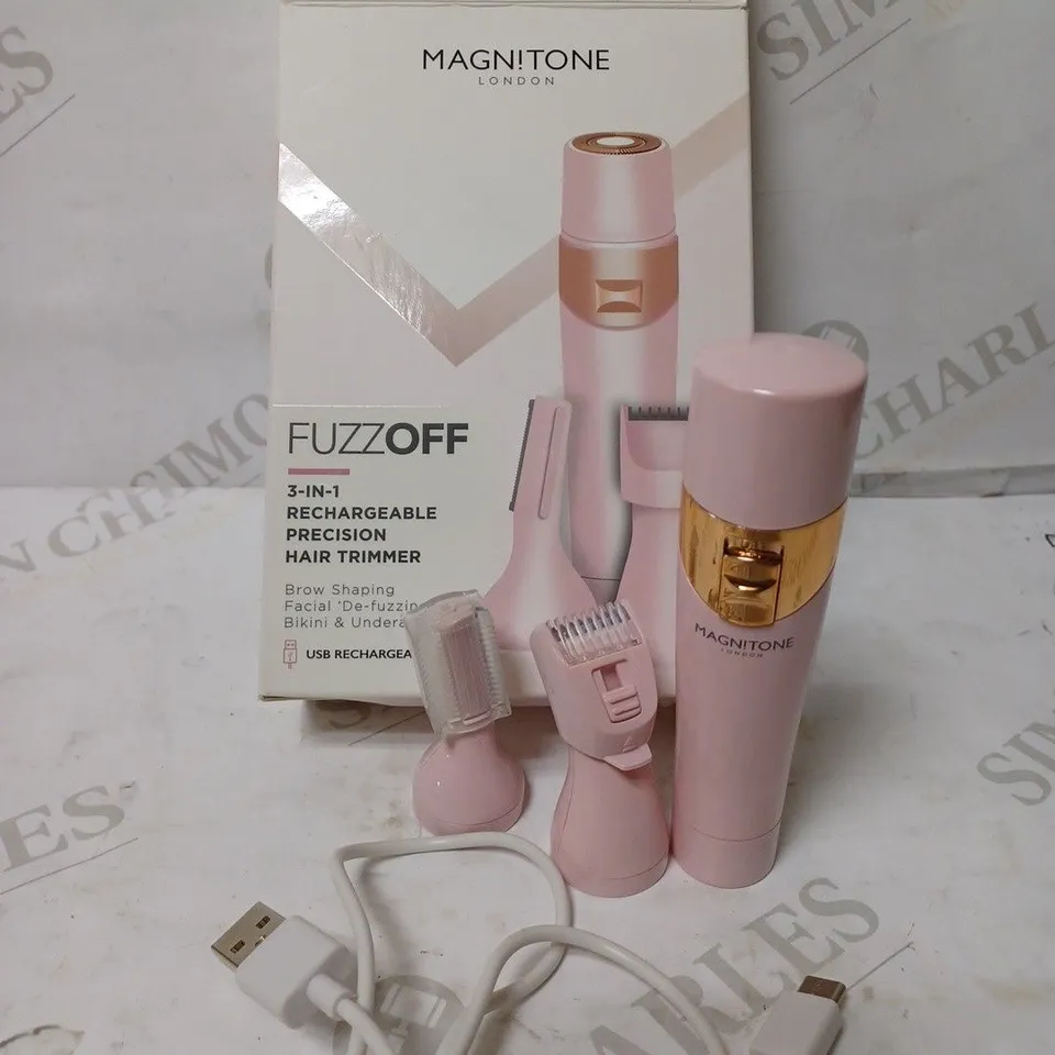 MAGNITONE FUZZOFF RECHARGEABLE PRECISION TRIMMER