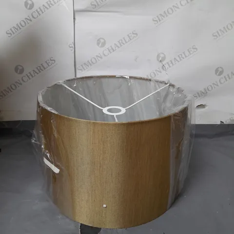 BOXED LAMP WITH LAMPSHADE GOLD
