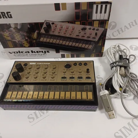 BOXED KORG VOLCA KEYS ANALOGUE LOOP SYNTH