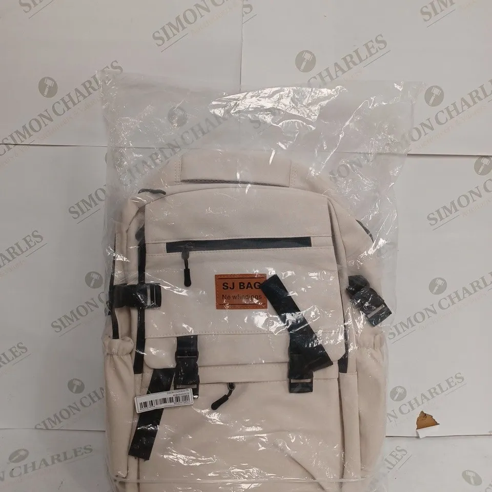 SJ BAG NE WFINDINGS CREAM BACKPACK