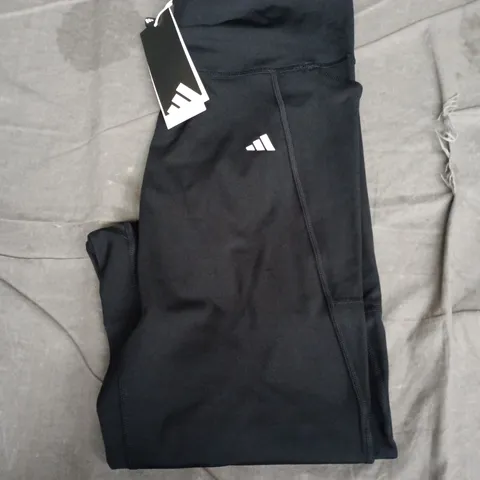 ADIDAS BLACK RUNNING TIGHTS – UK SIZE L