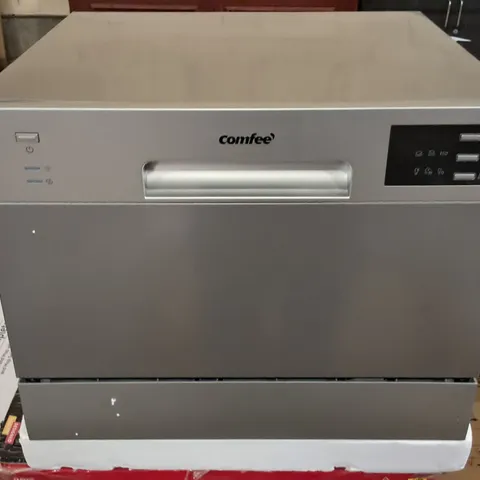 COMFEE COMPACT DISHWASHER IN SILVER - KWH-TD602E