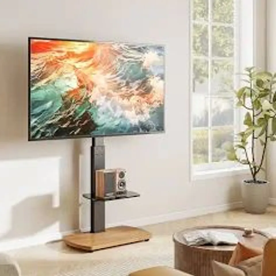 BOXED AINOAH TV STAND FOR TVs UP TO 65" (1 box)