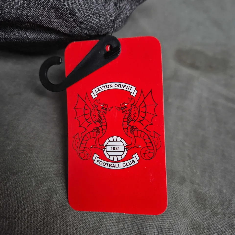 LEYTON ORIENT CHAMBRAY CAP IN GREY 