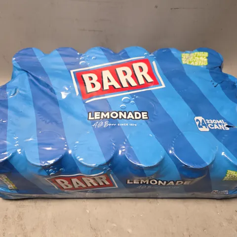 PACK OF APPROXIMATELY 18 BARR LEMONADE CANS 330ML