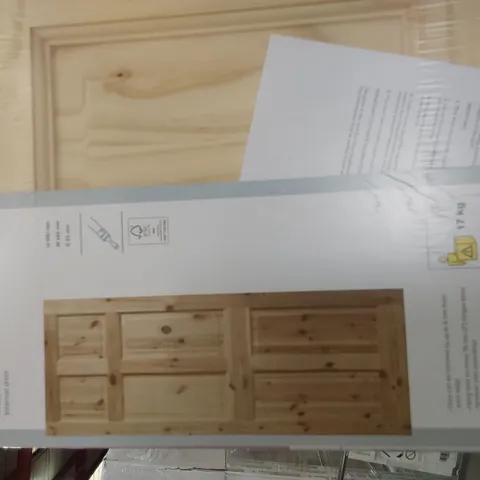 KNOTTY PINE 6 PANEL INTERNAL DOOR 1981 × 686mm