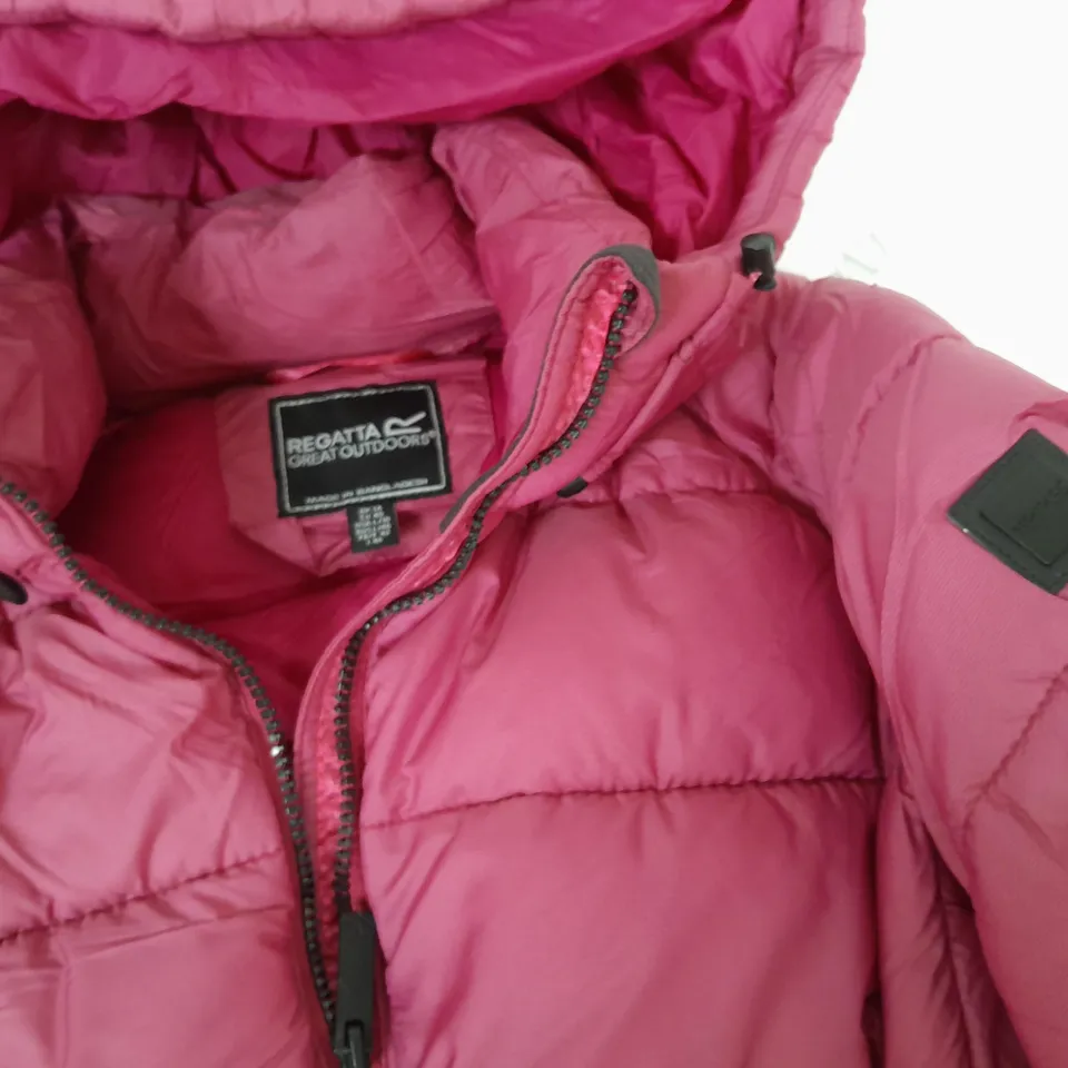 REGATTA PINK PADDED COAT - UK 14