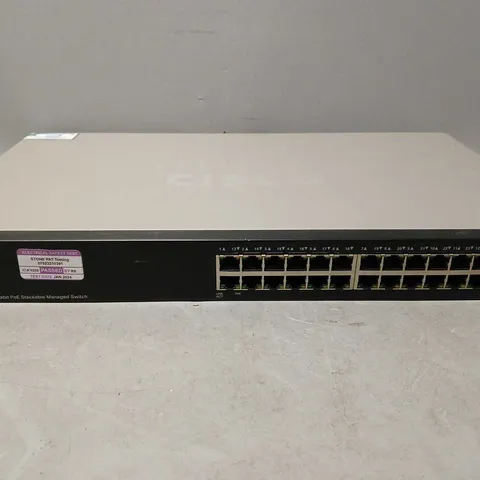 CISCO SG 500-28P 28 PORT GIGABIT POE STACKABLE MANAGED SWITCH 