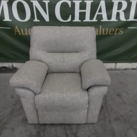 DESIGNER G PLAN MADE SEATTLE AROLA SAND FABRIC ARMCHAIR