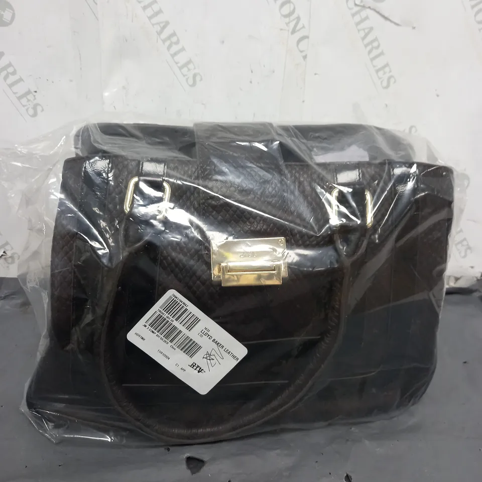 JULIEN MACDONALD FAUX LEATHER HANDBAG 