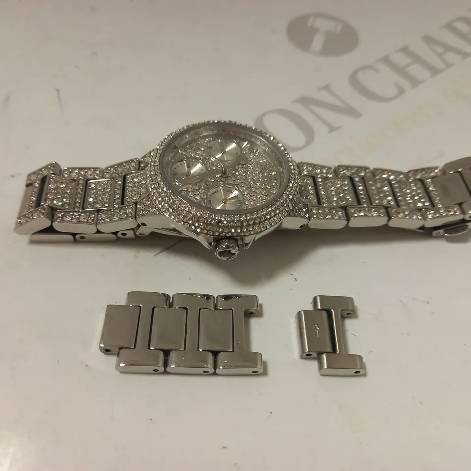 MICHAEL KORS CAMILLE MULTIFUNCTION SILVER WATCH RRP £439