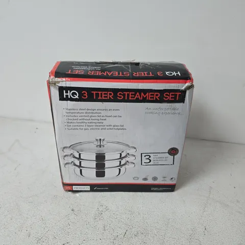 BOXED HQ 3 TIER STEAMER SET