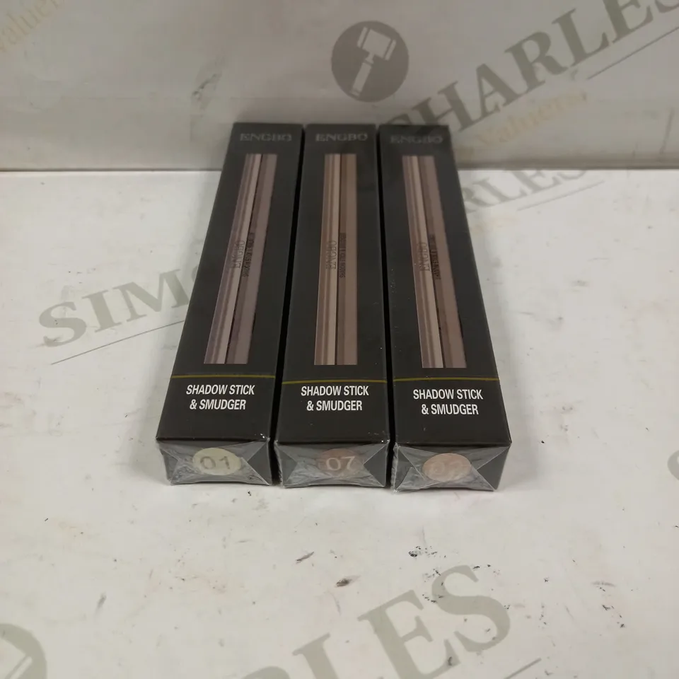 SEALED ENGBO SHADOW STICK & SMUDGER IN 07, 01 & 02