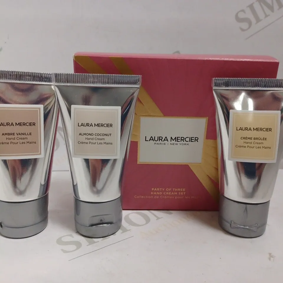 LAURA MERCIER HAND CREAM TRIO 