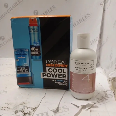 L'OREAL MEN ECPERT COOL POWER AND REVOLUTION BOND PLEX SHAMPOO