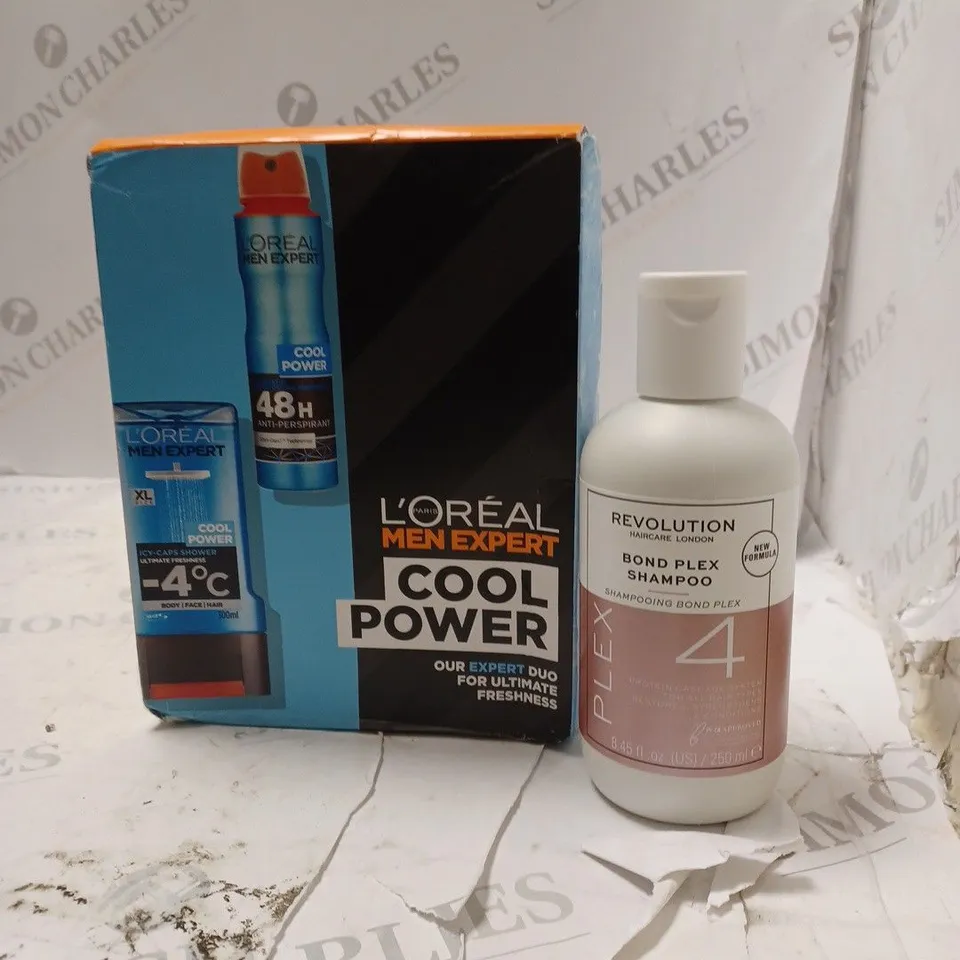 L'OREAL MEN ECPERT COOL POWER AND REVOLUTION BOND PLEX SHAMPOO