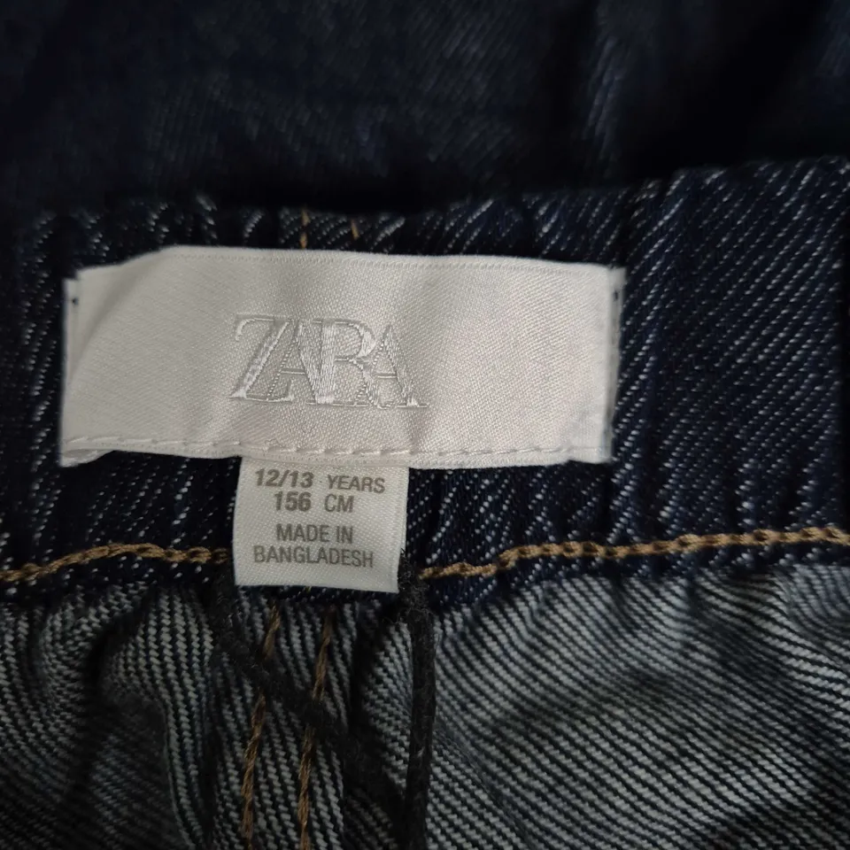 ZARA Fluid Jogger Jeans for Kids – UK 12-13 years (12/13 years), Denim