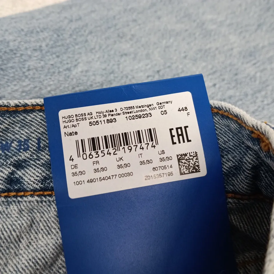 HUGO BOSS DENIM JEANS – LIGHT WASH,- W35 X L30