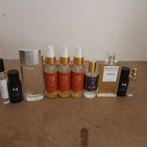 APPROXIMATELY 10 ASSORTED UNBOXED FRAGRANCES