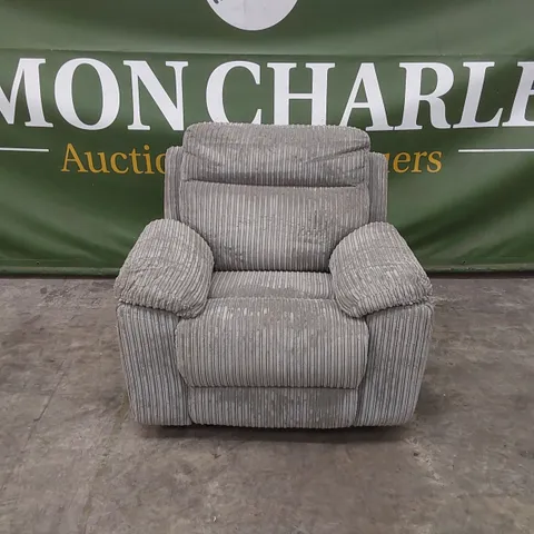 BARON FABRIC MANUAL RECLINER ARMCHAIR