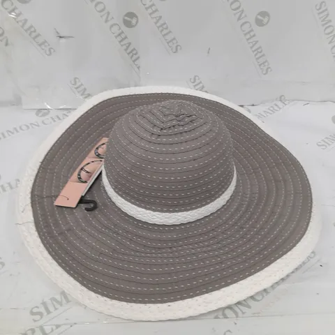 BADGLEY MISCHKA GREY SUMMER HAT