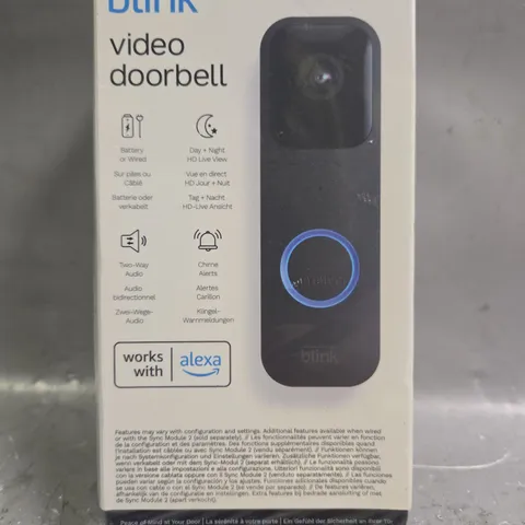 SEALED BLINK VIDEO DOORBELL