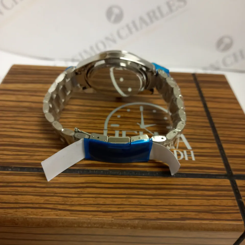 MENS HELMHA DH WATCH –  STAINLESS STEEL STRAP – 3ATM WATER RESISTANT – LUXURY GIFT BOX INCLUDED.