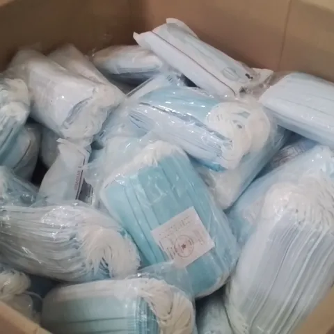 BOX CONTAINING LARGE AMOUNT OF FACE MASKS