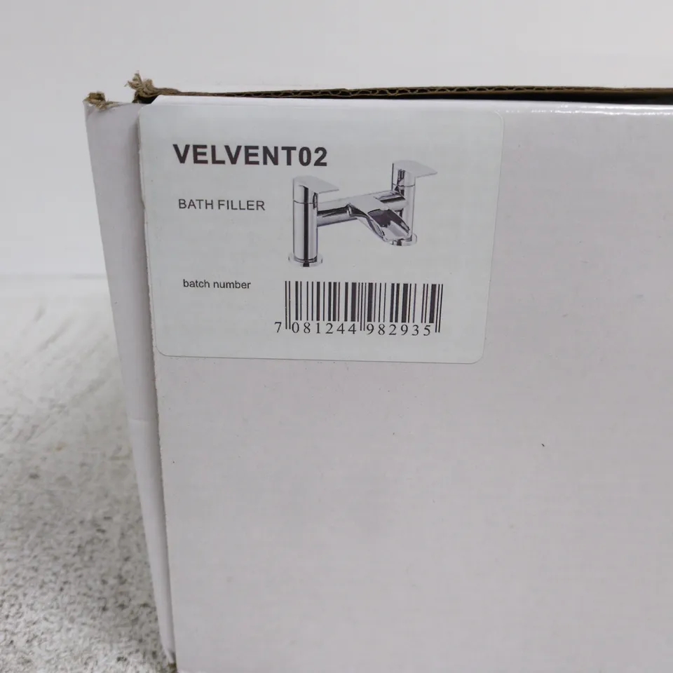 VELVENT02 BATH FILLER – CHROME FINISH