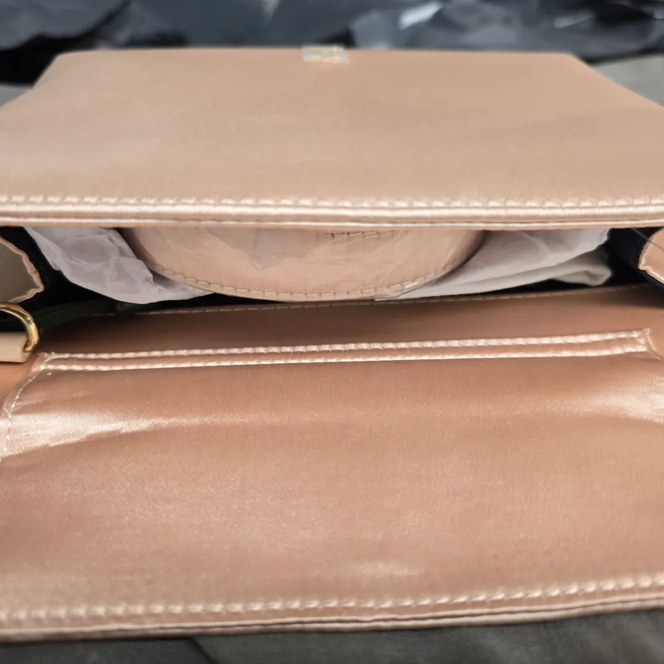 HOBBS BEIGE CLUTCH BAG  