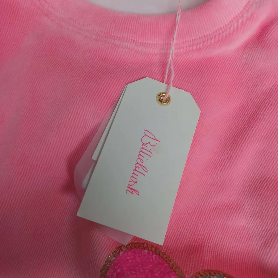 BILLIEBLUSH CHILDRENS SWEATER IN PINK - 8YR