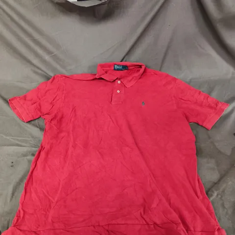 POLO BY RALPH LAUREN POLO SHIRT – RED – UK XL