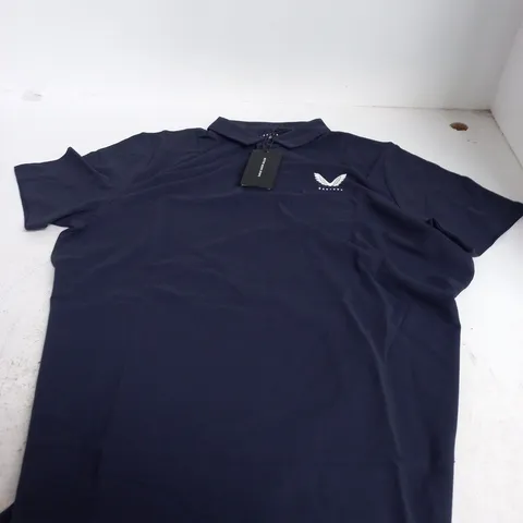 CASTORE NAVY POLO SHIRT – MEN'S, UK XL 