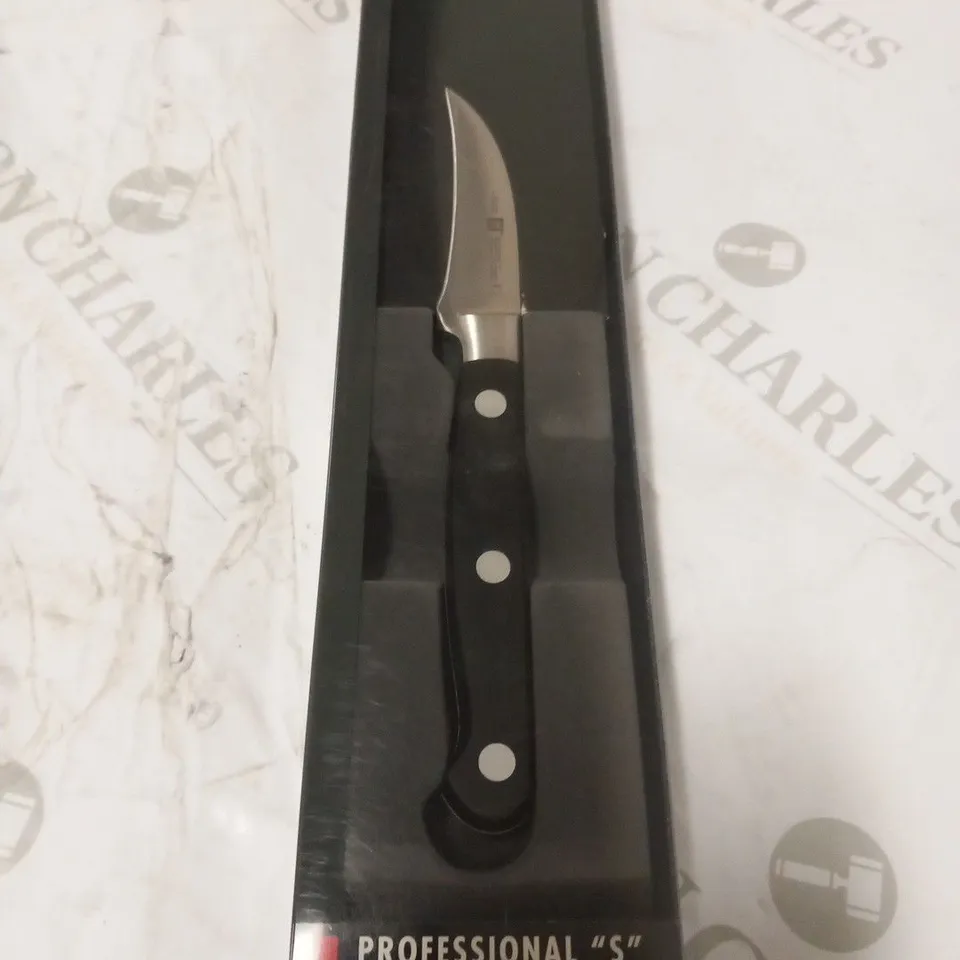 BRAND NEW BOXED ZWILLING PROFESSIONAL "S" 50MM PEELING KNIFE