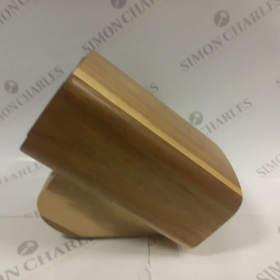 UNBOXED SABATIER 5-SLOT KNIFE BLOCK WITH INTEGRATED KNIFE SHARPENERS