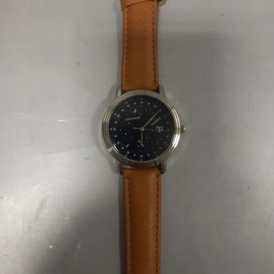 FOUR ASSORTED WATCHES IN VARIOUS STYLES TO INCLUDE MODIYA, AND YAZOLE