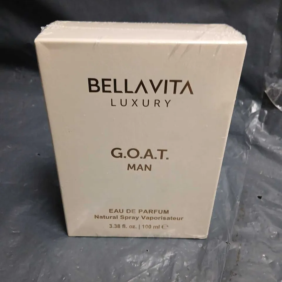 BOXED AND SEALED BELLAVITA LUXURY G.O.A.T. MAN EAU DE PARFUM 100ML