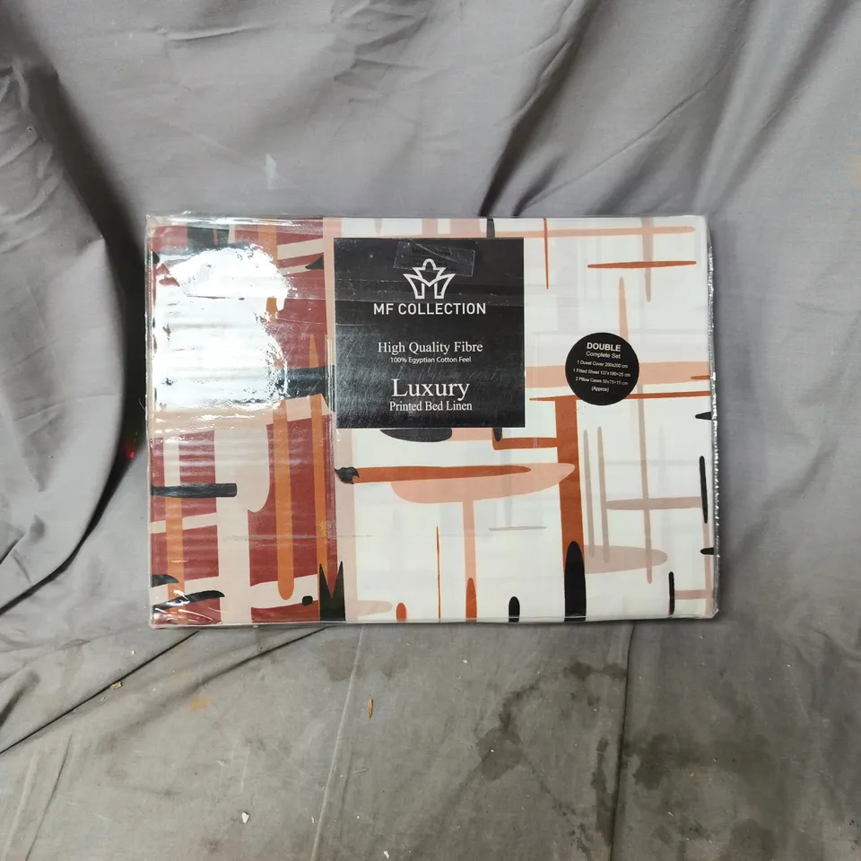 MF COLLECTION LUXURY PRINTED BED LINEN – DOUBLE BED SET