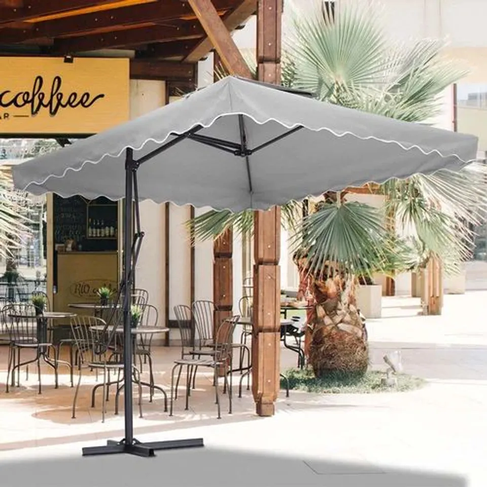 BOXED HAWKINS 2.5M SQUARE CANTILEVER PARASOL