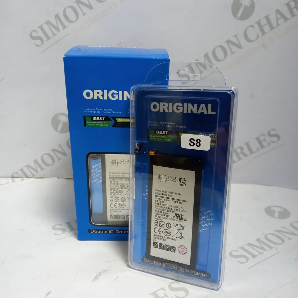 BOX OF APPROX 10 SAMSUNG GALAXY S8 BATTERY REPLACEMENTS	