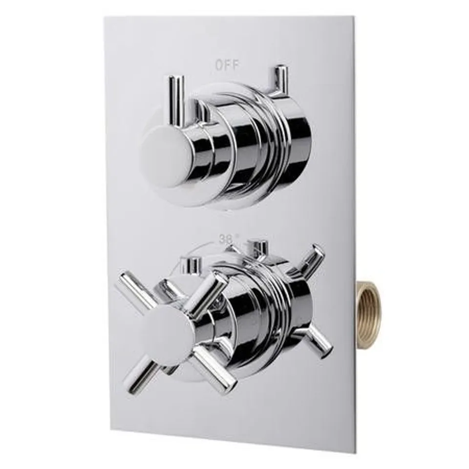 BOXED ECO-STYLE CONCEALED DUEL CONTROL SHOWER VALVE WITH DIVERTER