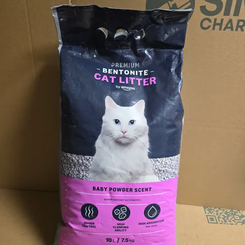 CAT LITTER – PREMIUM BENTONITE, BABY POWDER SCENT, 10L 