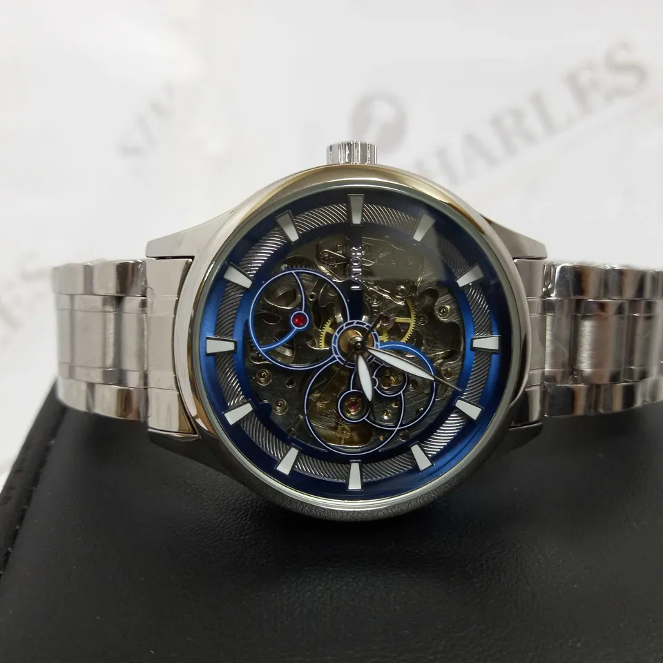 LATOR CALIBRE PART SKELETON BRACELET STRAP WATCH RRP £550