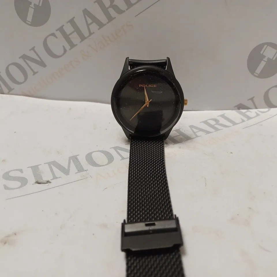 POLICE STAINLESS STEEL BLANK WATCH