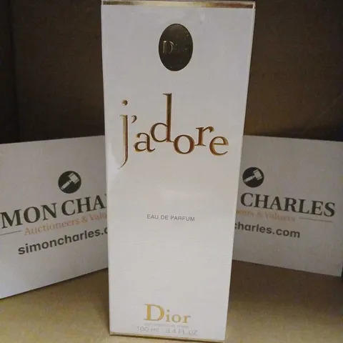 BOXED  DIOR J'ADORE EAU DE PARFUM SPRAY 100ML 